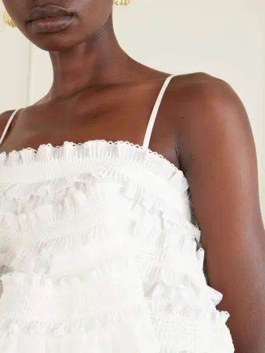 Zimmermann Strapless Lace-trimmed Cotton Top | Thumbnail 4 Zimmermann Strapless Lace-trimmed Cotton Top | Thumbnail 4
