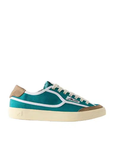 Autry Windscape Low Suede-trimmed Canvas Sneakers | Thumbnail 1 Autry Windscape Low Suede-trimmed Canvas Sneakers | Thumbnail 1