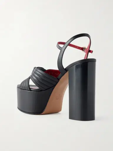 Valentino Garavani Crasher 125 Leather Platform Sandals | Thumbnail 3