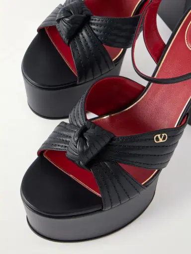 Valentino Garavani Crasher 125 Leather Platform Sandals | Thumbnail 5