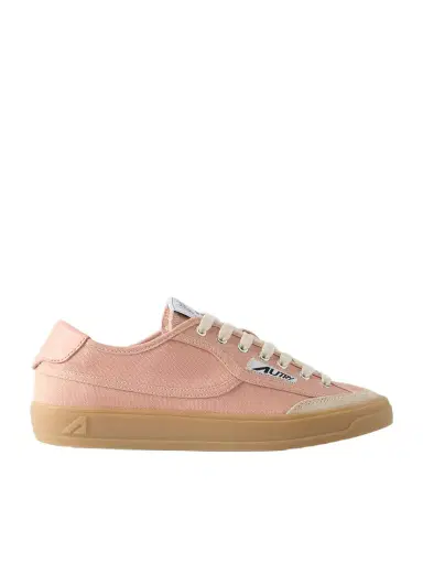 Autry Windscape Low Suede-trimmed Canvas Sneakers | Thumbnail 1 Autry Windscape Low Suede-trimmed Canvas Sneakers | Thumbnail 1