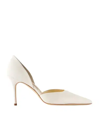 Manolo Blahnik Taylerbinu 90 Satin Pumps | Thumbnail 1