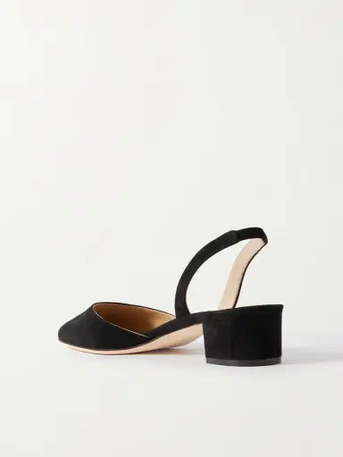 Manolo Blahnik Aspro 30 Suede Slingback Pumps | Thumbnail 3 Manolo Blahnik Aspro 30 Suede Slingback Pumps | Thumbnail 3