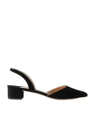 Manolo Blahnik Aspro 30 Suede Slingback Pumps | Thumbnail 1 Manolo Blahnik Aspro 30 Suede Slingback Pumps | Thumbnail 1