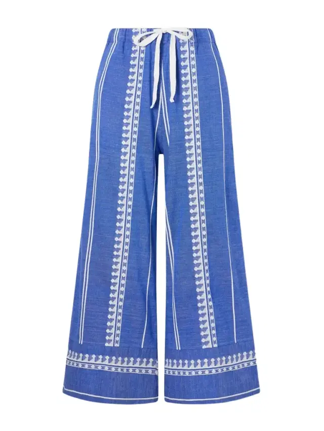 Lemlem Desta Straight-leg Cotton Pants