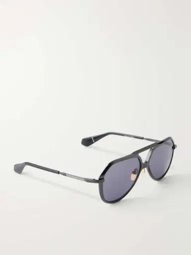 Jacques Marie Mage + Lou Lou De La Falaise Louise Aviator-style Titanium Sunglasses | Thumbnail 3