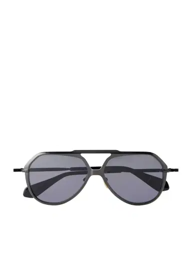 Jacques Marie Mage + Lou Lou De La Falaise Louise Aviator-style Titanium Sunglasses | Thumbnail 1