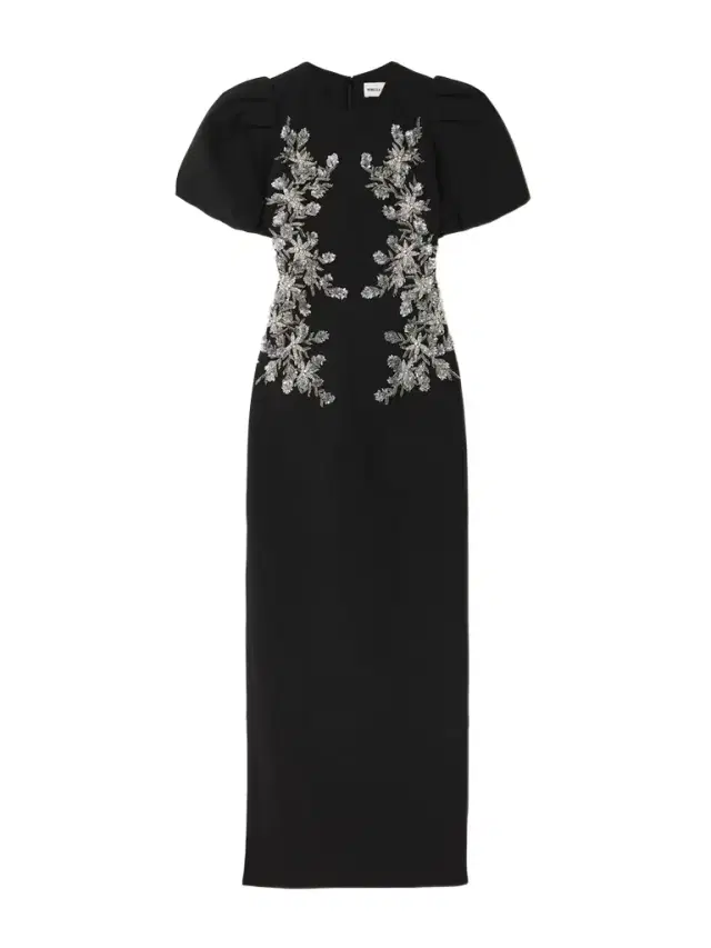 Zephyr Embellished Crepe Gown