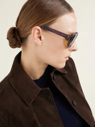 PRADA EYEWEAR Oversized Aviator-style Acetate Sunglasses | Thumbnail 5 PRADA EYEWEAR Oversized Aviator-style Acetate Sunglasses | Thumbnail 5
