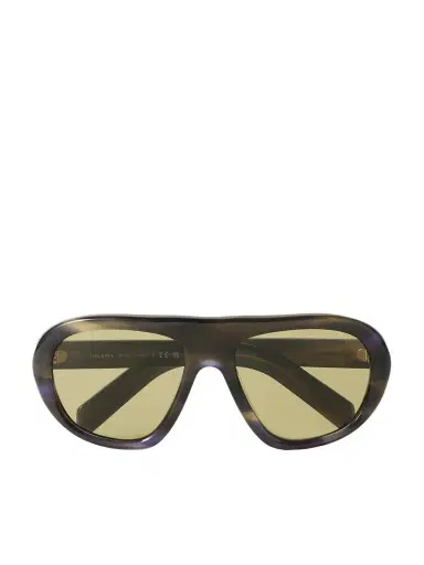 PRADA EYEWEAR Oversized Aviator-style Acetate Sunglasses | Thumbnail 1 PRADA EYEWEAR Oversized Aviator-style Acetate Sunglasses | Thumbnail 1