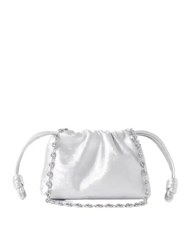 Flamenco Mini Metallic Leather Clutch