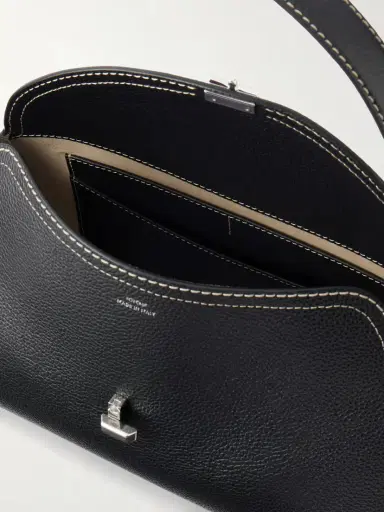 TOTEME T-lock Full-grain Leather Shoulder Bag | Thumbnail 6 TOTEME T-lock Full-grain Leather Shoulder Bag | Thumbnail 6