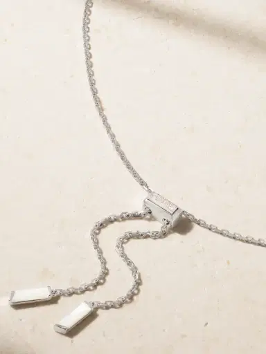 Garrard Wings Rising 18-karat White Gold, Mother-of-pearl And Diamond Necklace | Thumbnail 3 Garrard Wings Rising 18-karat White Gold, Mother-of-pearl And Diamond Necklace | Thumbnail 3