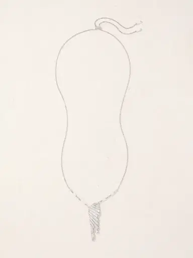 Garrard Wings Rising 18-karat White Gold, Mother-of-pearl And Diamond Necklace | Thumbnail 4 Garrard Wings Rising 18-karat White Gold, Mother-of-pearl And Diamond Necklace | Thumbnail 4