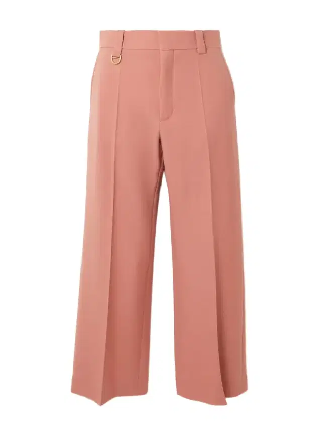 Cropped Wool-gabardine Wide-leg Pants