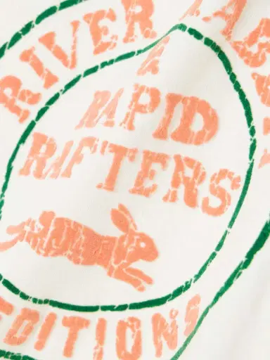 Mother Itty Bitty Cropped Flocked Cotton-jersey T-shirt | Thumbnail 5