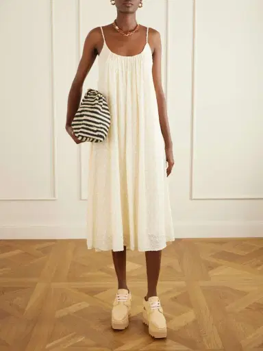 Stella McCartney Elyse Woven Raffia Platform Brogues | Thumbnail 4