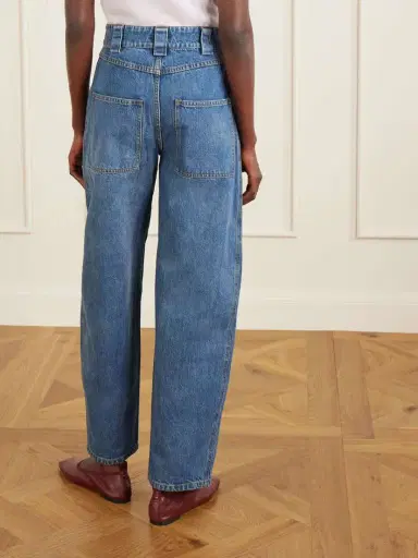 Co Paneled Mid-rise Barrel-leg Jeans | Thumbnail 4
