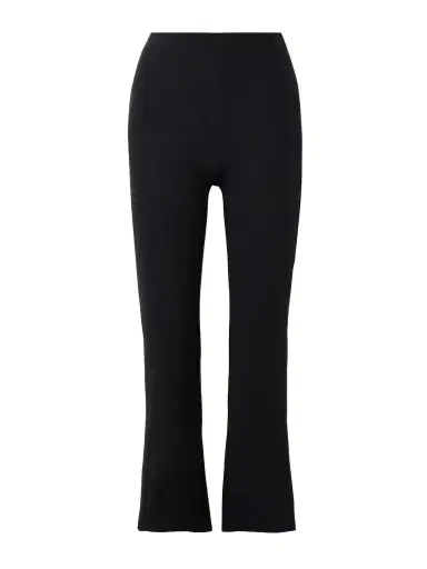 LESET Rio Cropped Stretch-ponte Flared Pants | Thumbnail 1 LESET Rio Cropped Stretch-ponte Flared Pants | Thumbnail 1