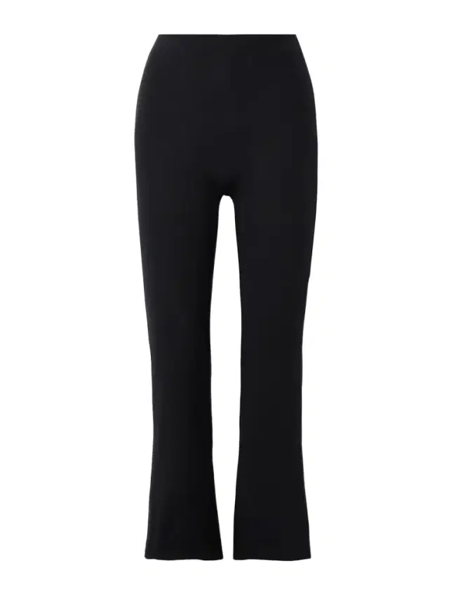 Rio Cropped Stretch-ponte Flared Pants