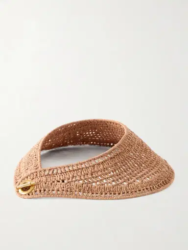 Chloé Summer Banana Raffia Hat | Thumbnail 3