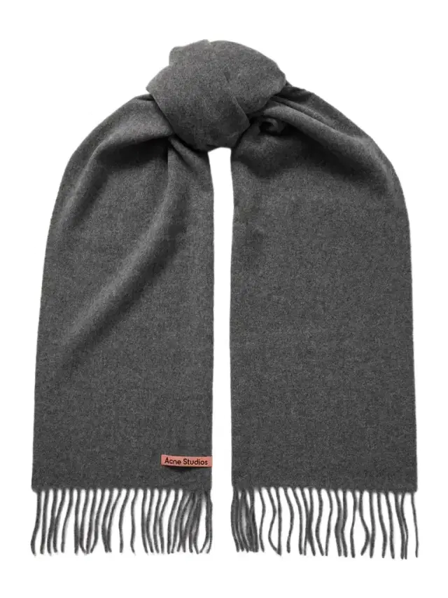 Fringed Wool Scarf