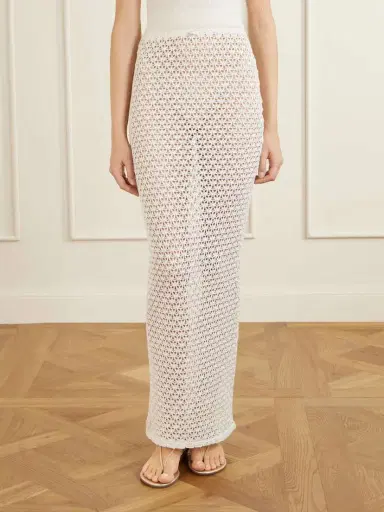 SARA CRISTINA Arena Crocheted Cotton Coverup | Thumbnail 3 SARA CRISTINA Arena Crocheted Cotton Coverup | Thumbnail 3