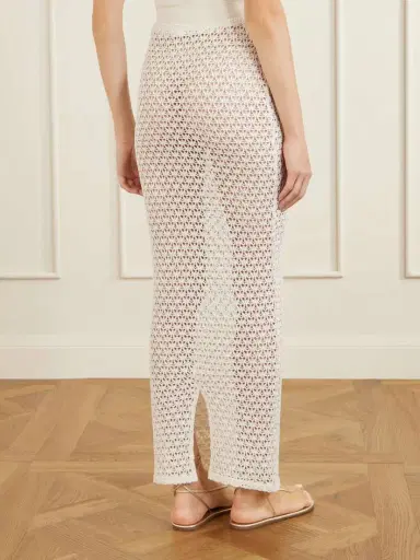 SARA CRISTINA Arena Crocheted Cotton Coverup | Thumbnail 4 SARA CRISTINA Arena Crocheted Cotton Coverup | Thumbnail 4