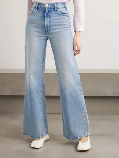 Mother The Hustler Roller Sneak High-rise Wide-leg Jeans | Thumbnail 3
