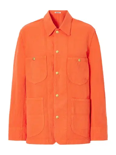 Auralee Wool, Cotton And Linen-blend Jacket | Thumbnail 1 Auralee Wool, Cotton And Linen-blend Jacket | Thumbnail 1