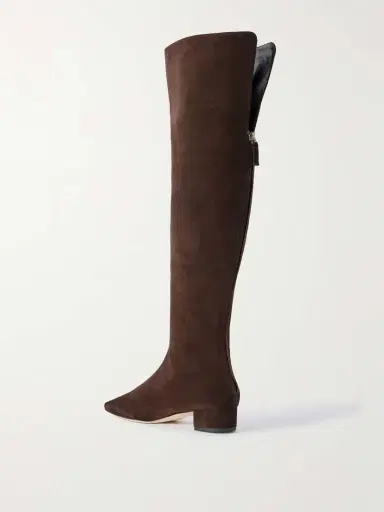 Manolo Blahnik Gore 30 Suede Over-the-knee Boots | Thumbnail 3