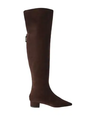 Manolo Blahnik Gore 30 Suede Over-the-knee Boots | Thumbnail 1