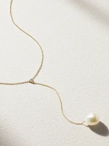 Mizuki 14-karat Gold, Pearl And Diamond Necklace | Thumbnail 1