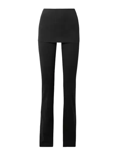 Skims + Nike Foldover Slim Flare Legging - Obsidian | Thumbnail 1 Skims + Nike Foldover Slim Flare Legging - Obsidian | Thumbnail 1
