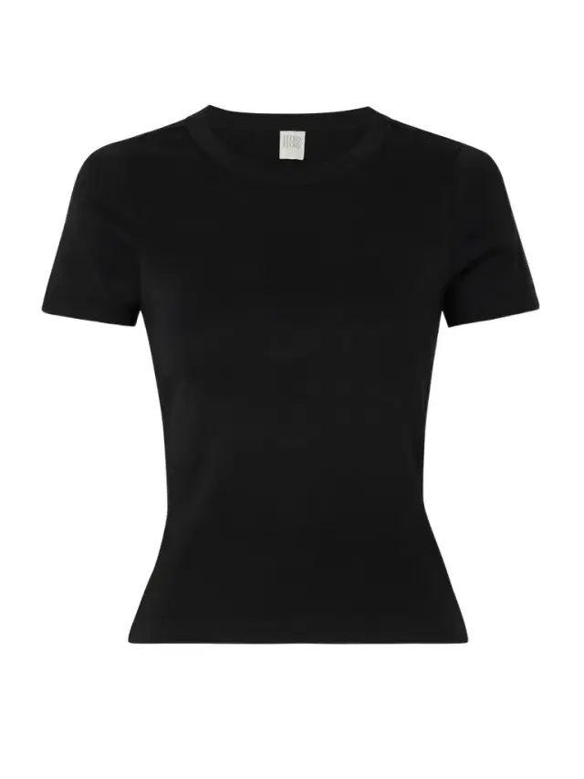 Car Ribbed Organic Cotton-jersey T-shirt