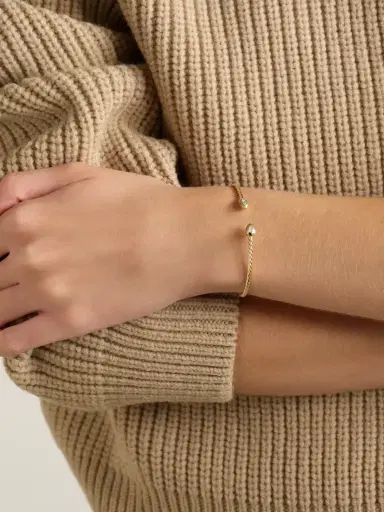 David Yurman Petite Modern Renaissance® Cablespira® 18-karat Gold Diamond Cuff | Thumbnail 2