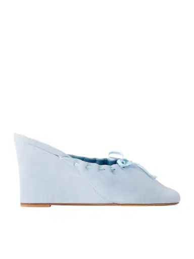 Maryam Nassir Zadeh 95 Suede Ballet Wedges | Thumbnail 1 Maryam Nassir Zadeh 95 Suede Ballet Wedges | Thumbnail 1
