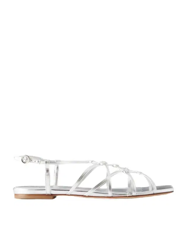 aeyde Anisa Leather Flat Sandals