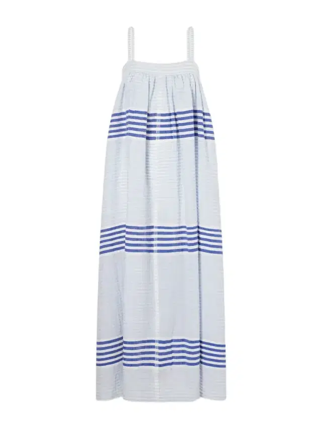 Lemlem Eda Striped Cotton-gauze Midi Dress