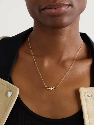 STONE AND STRAND Silvia 14-karat Gold Diamond Necklace | Thumbnail 2 STONE AND STRAND Silvia 14-karat Gold Diamond Necklace | Thumbnail 2