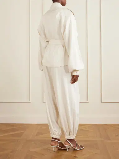 The Frankie Shop Eva Belted Gabardine Trench Coat | Thumbnail 4 The Frankie Shop Eva Belted Gabardine Trench Coat | Thumbnail 4
