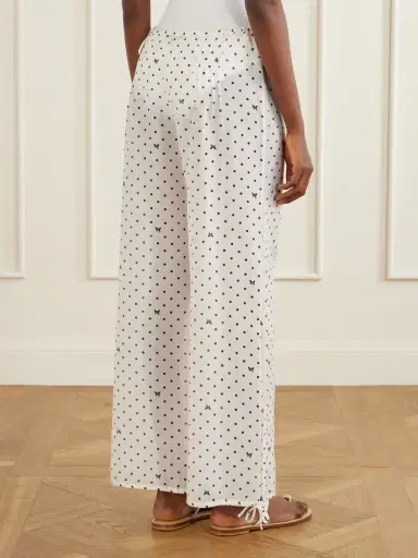 Kiki de Montparnasse Kiki Polka-dot Cotton And Silk-blend Balloon Pants | Thumbnail 4