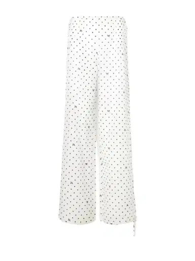 Kiki de Montparnasse Kiki Polka-dot Cotton And Silk-blend Balloon Pants | Thumbnail 1