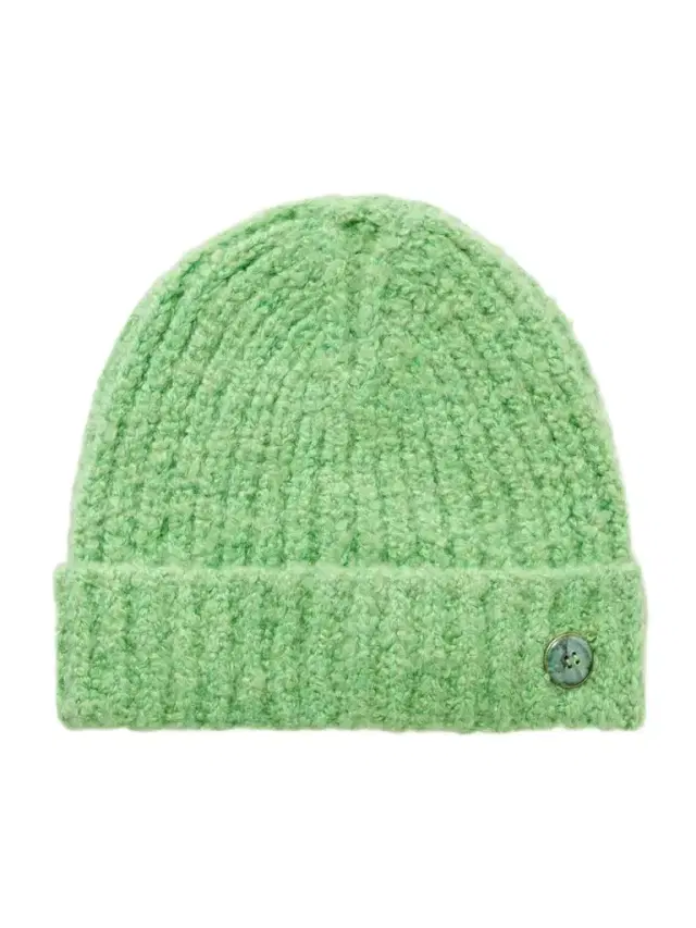 God’s True Cashmere Button-embellished Ribbed Cashmere-bouclé Beanie