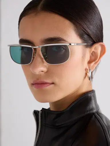 Jacques Marie Mage Melville D-frame Silver- And Gold-tone Metal Sunglasses | Thumbnail 2 Jacques Marie Mage Melville D-frame Silver- And Gold-tone Metal Sunglasses | Thumbnail 2
