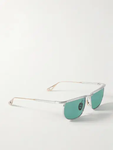 Jacques Marie Mage Melville D-frame Silver- And Gold-tone Metal Sunglasses | Thumbnail 3 Jacques Marie Mage Melville D-frame Silver- And Gold-tone Metal Sunglasses | Thumbnail 3