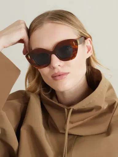 Loewe Oversized Cat-eye Tortoiseshell Acetate Sunglasses | Thumbnail 2