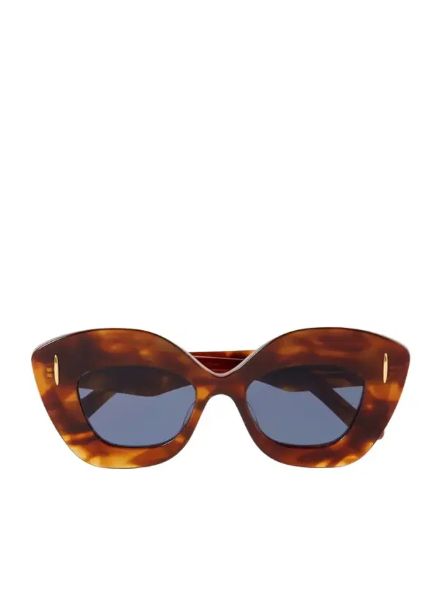 Oversized Cat-eye Tortoiseshell Acetate Sunglasses