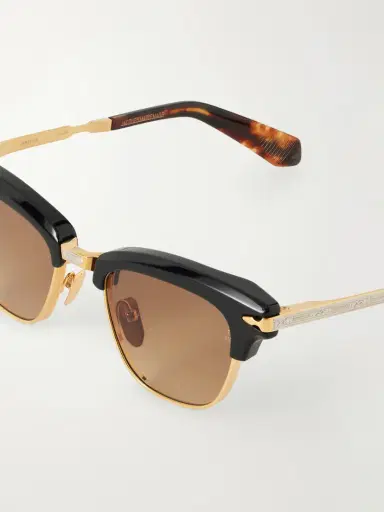 Jacques Marie Mage Sartre Round-frame Acetate And Metal Sunglasses | Thumbnail 4