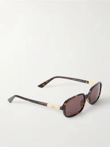 Chloé Judy Rectangle-frame Tortoiseshell Acetate Sunglasses | Thumbnail 3